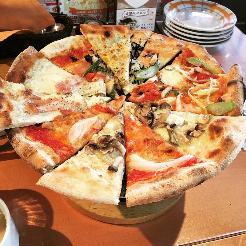 お一人様ランチ(たっぷりベーコンとほうれん草)(ピッツェリアマリノ 小牧店)