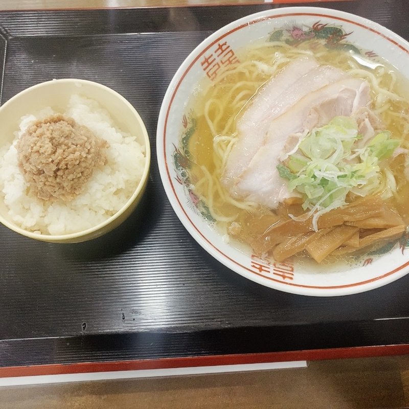 煮干しラーメン　塩(弘前大勝軒)