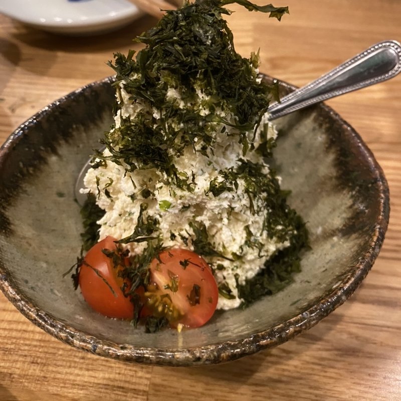 おからとホタテと青のりサラダ(焼とりダービー)