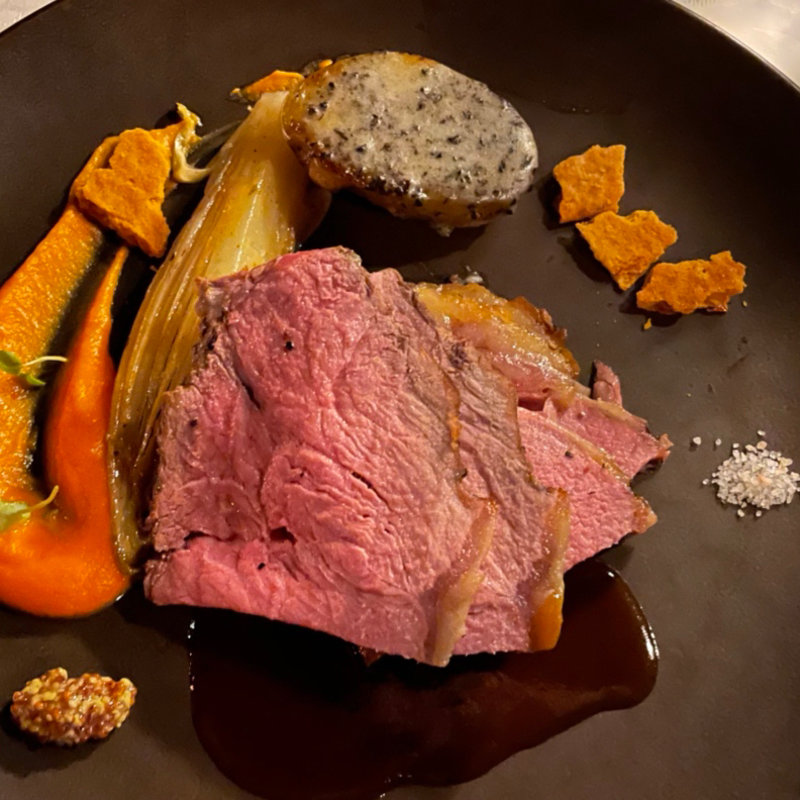 ローストビーフ、グレイヴィーソース(ブルーバイユー・レストラン(ディズニーランド))