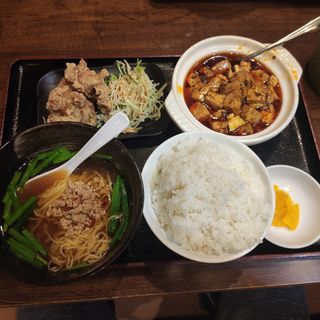 麻婆豆腐+台湾ラーメンセット(中華料理 39(ちゅうかりょうりさんきゅう))
