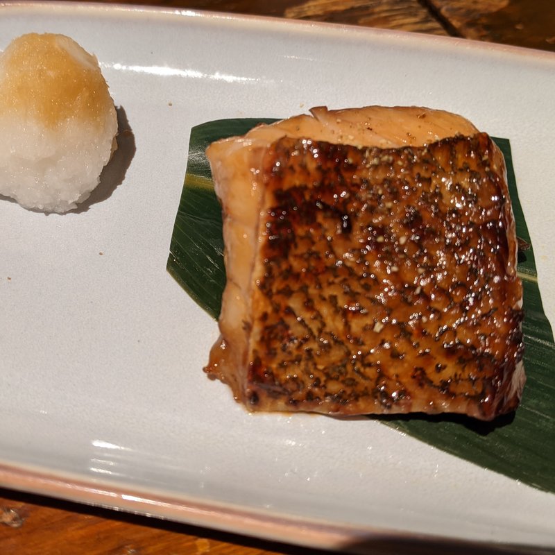 クエの山椒焼き(魚屋がぶ)
