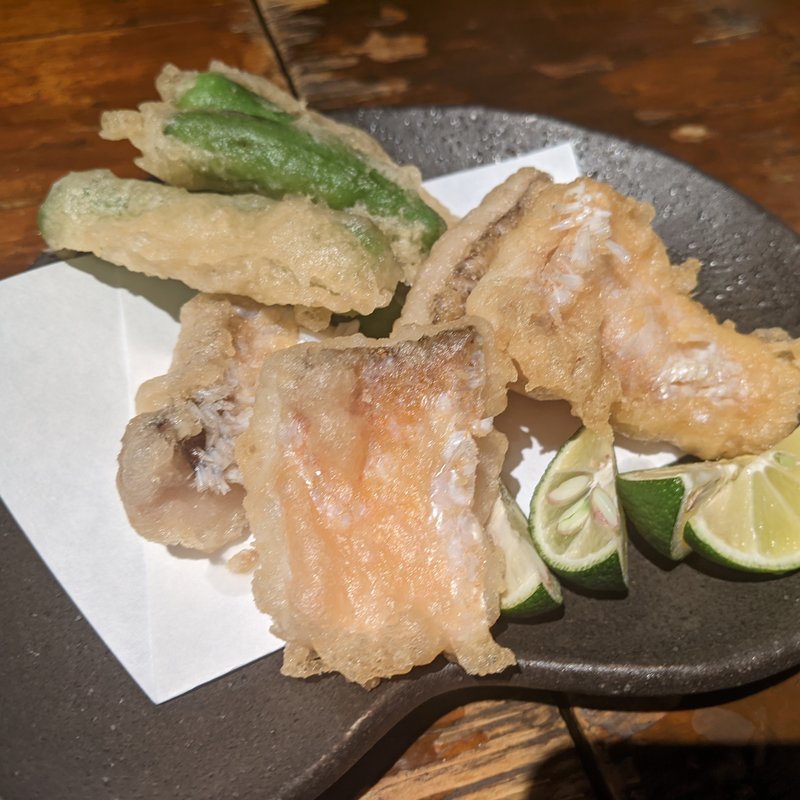 甘鯛鱗揚げ(魚屋がぶ)