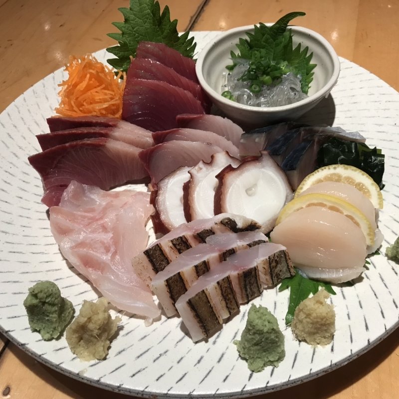 刺身盛り(魚真 渋谷店)