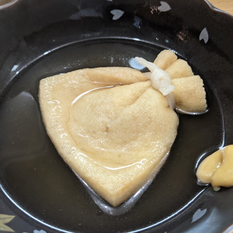 もち巾着(加賀橋立港 海鮮料理にしの)