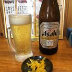 ビール(にんにくラーメン　一力)