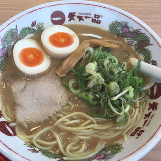 味付け煮卵ラーメン(天下一品)