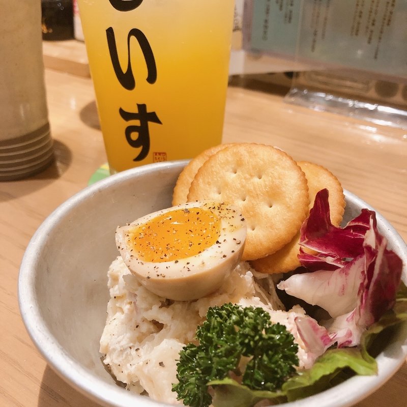 スパム煮玉ポテサラ(せいすスタンド)