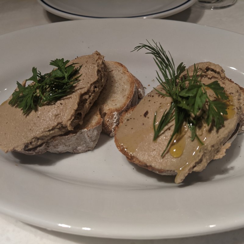 鶏白レバーペースト(ピッツェリア ドーモ)