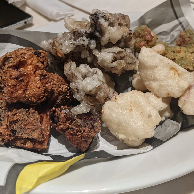 本日のおまかせフリット5種盛り合わせ(ピッツェリア ドーモ)