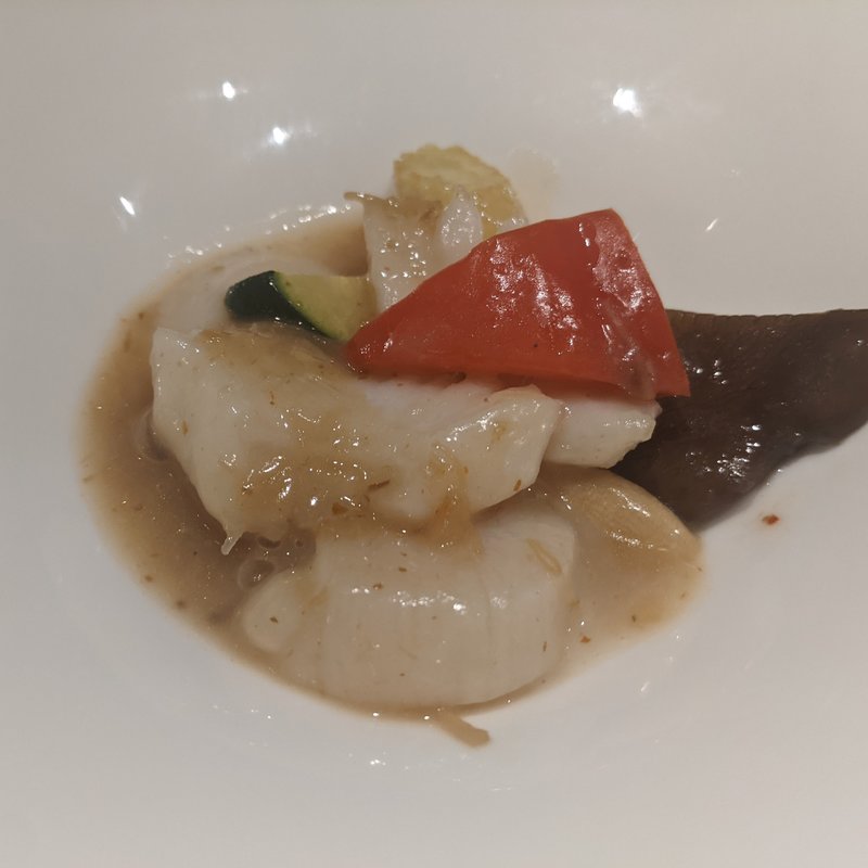 海鮮のXO醤炒め(大観苑)