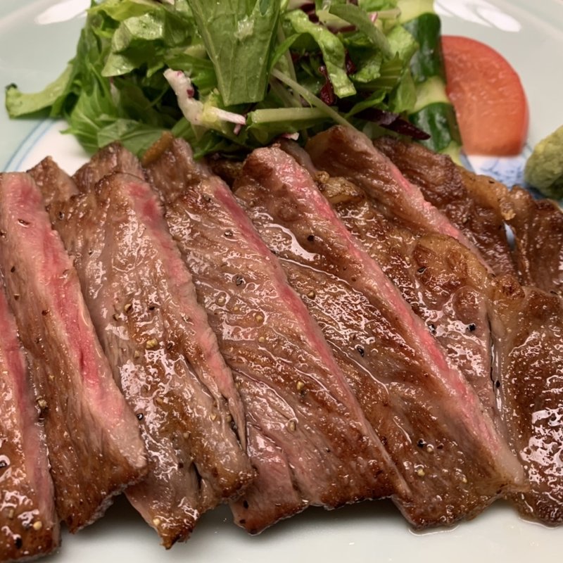 薄切りステーキ御膳(すき焼割烹　吉澤)