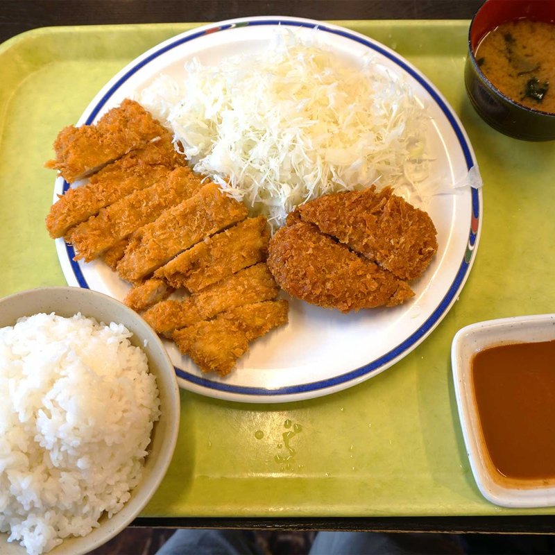 お得な2品ランチ(とんかつ大将 筑紫通り店)