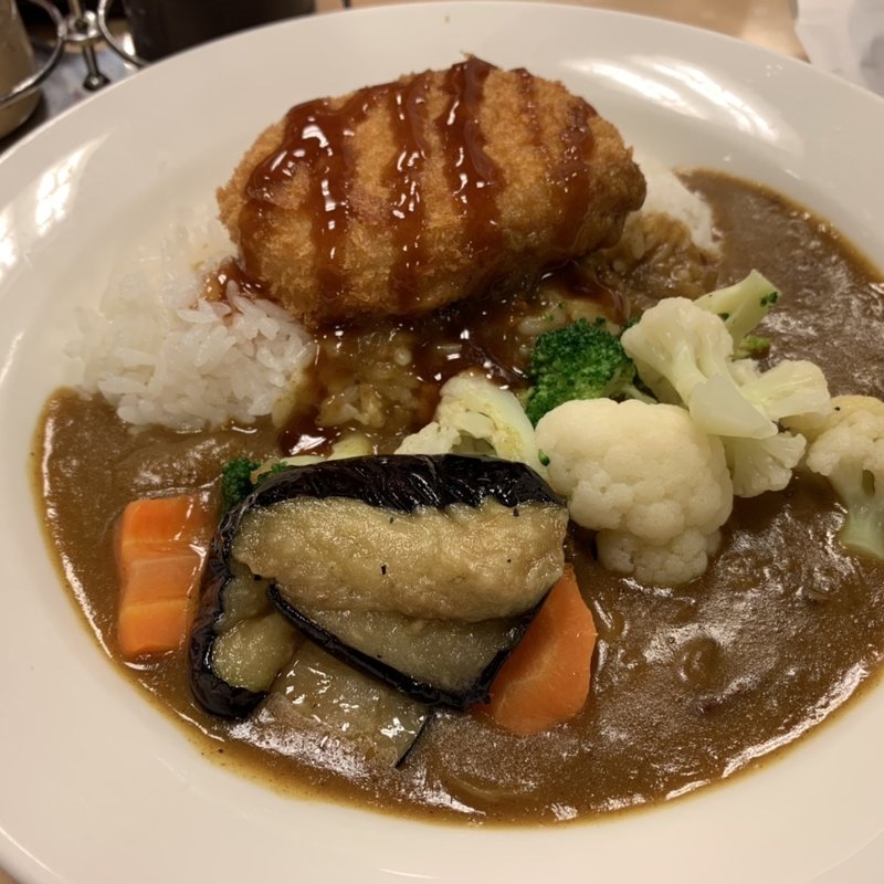 5品目のごろごろ温野菜カレー(カレーショップＣ＆Ｃ西新宿オークシティ店)
