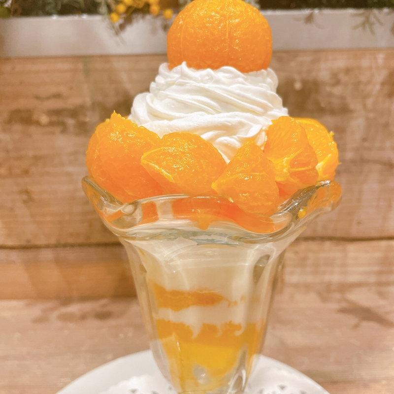 みかんパフェ(merca パーラー)