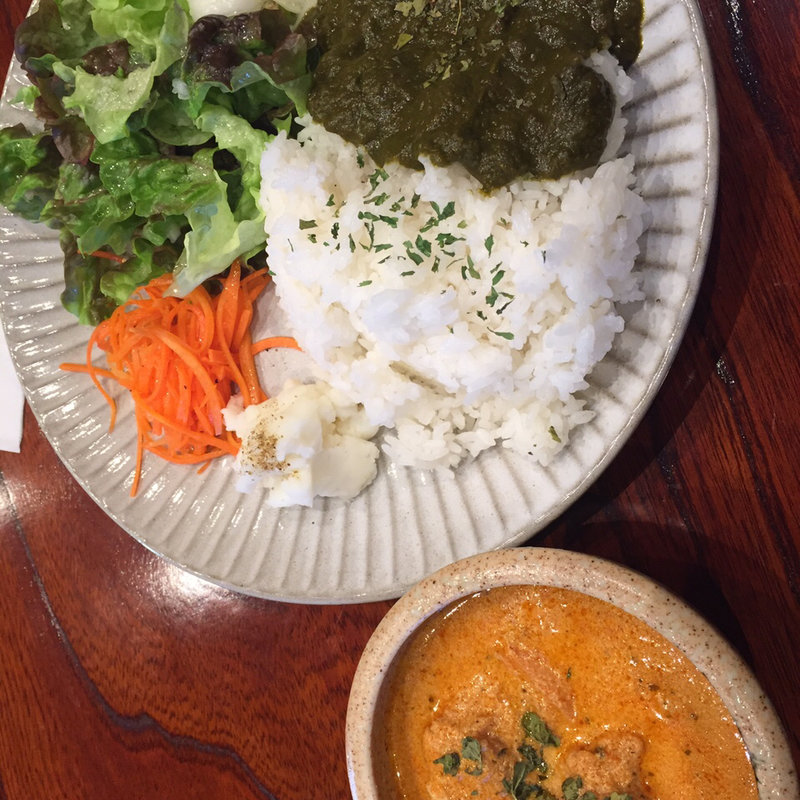 2種盛り(カレーと珈琲　シモンフッド)