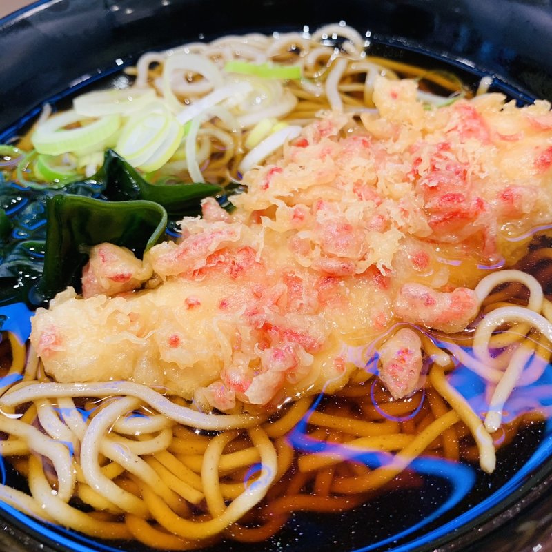 紅鶏天そば(名代 富士そば 御徒町駅前店 )