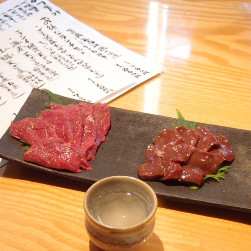 馬刺し(蕎楽亭)