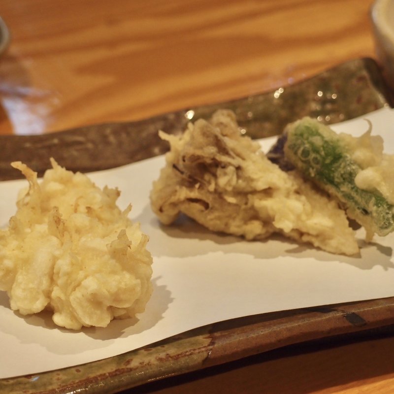 白子天ざる(蕎楽亭)