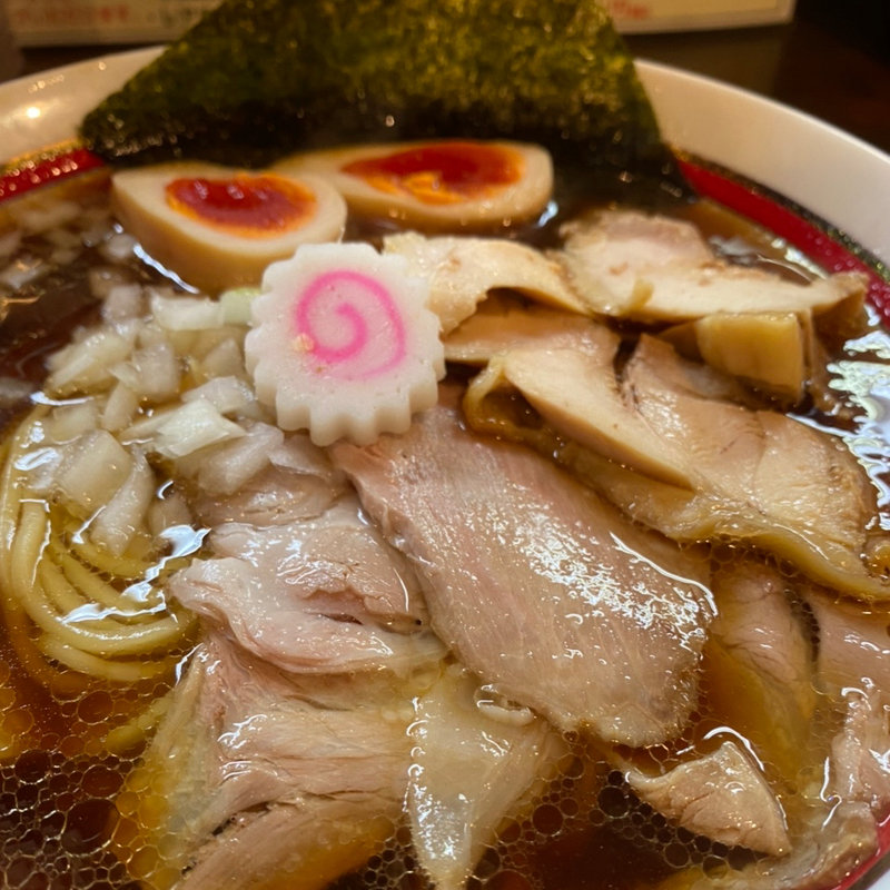 味玉肉増しかしわそば(麺でつながる縁 大阪縁乃助商店)