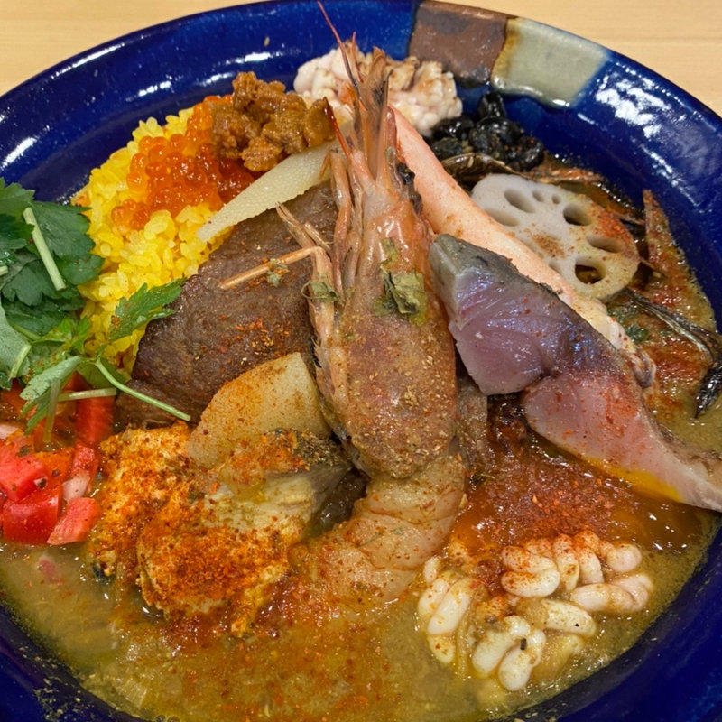 あいがけカレーおせちver(熟成魚と酒.jp 春夏冬)