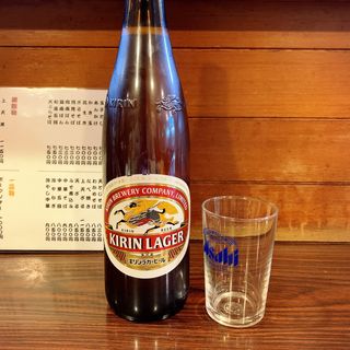 瓶ビール(蕎麦處 朝松庵)