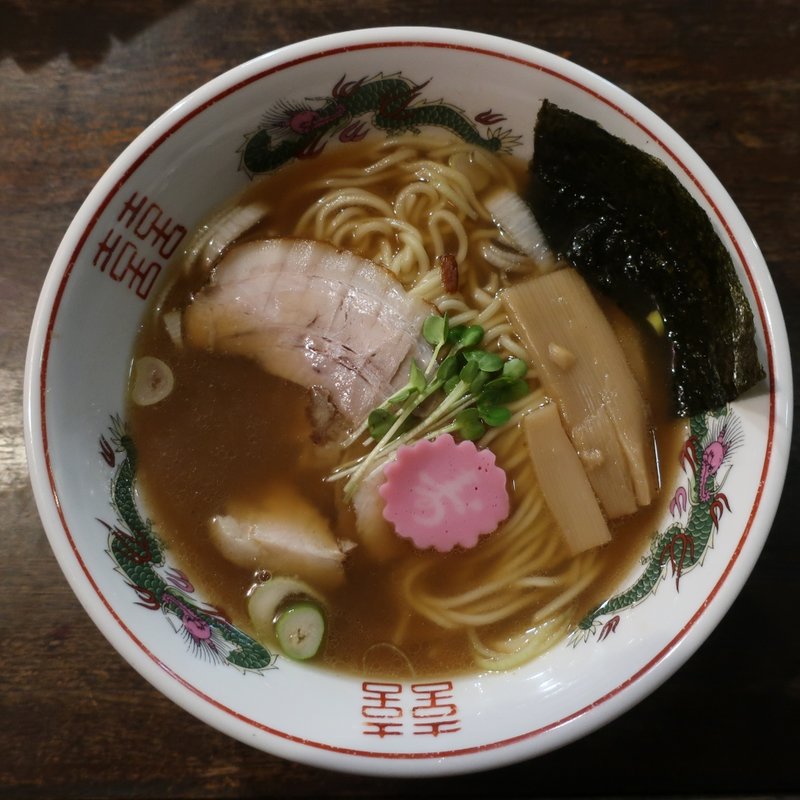 名物中華そば並盛(中華そばみみお)