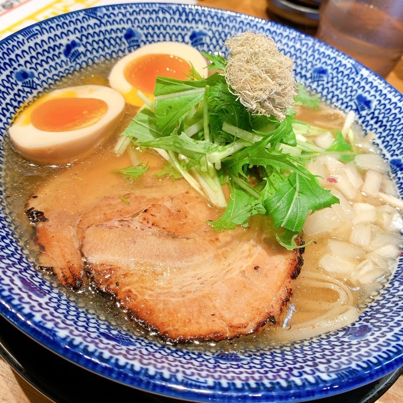 飛魚そば 味玉あり(必死のパッチ製麺所 )
