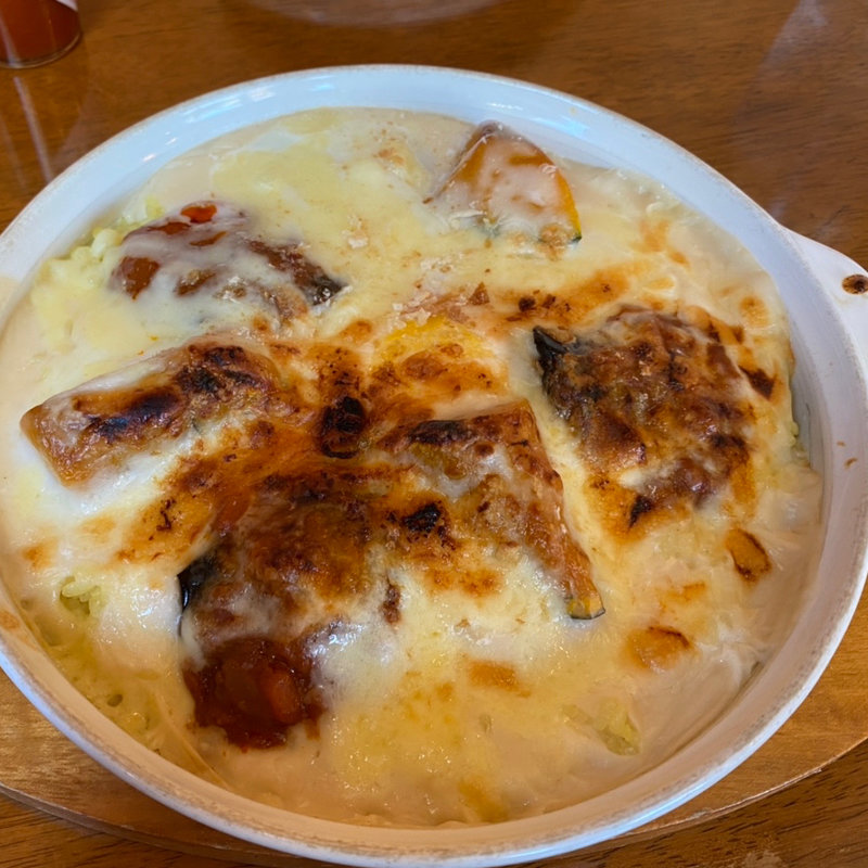 ナスとかぼちゃのドリア(らんぷ )