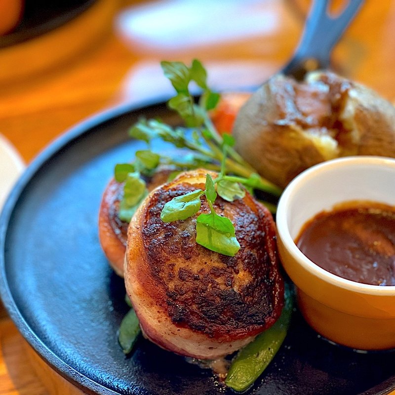 トルネードハンブルクステーキ(つばめグリル タカシマヤタイムズスクエア店)