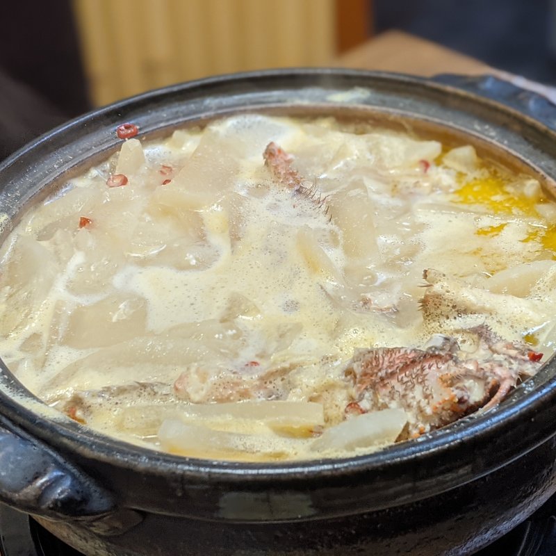 かに大根鍋(ふぐ 牧野)