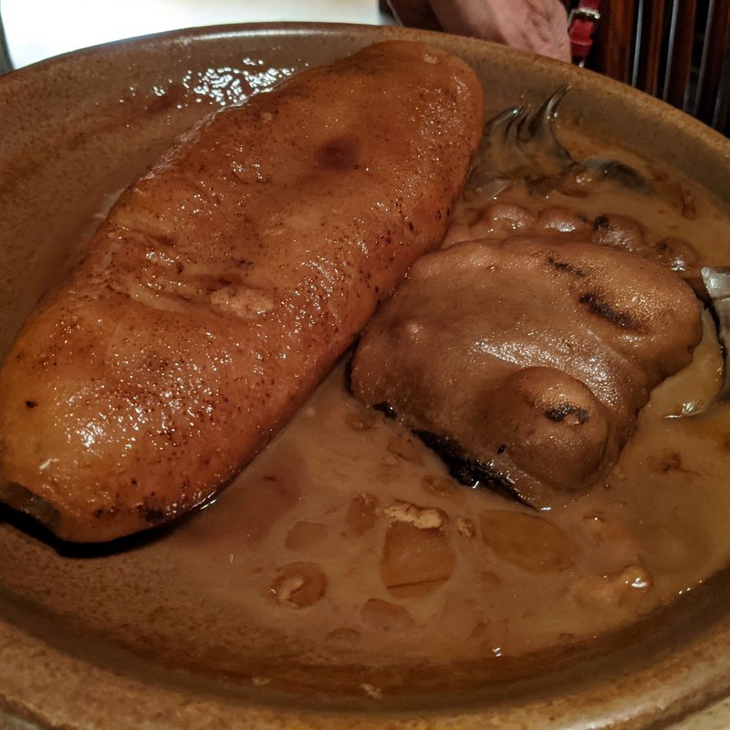 ナマコと熊の手の濃厚ソース煮込み(赤坂璃宮 銀座店)