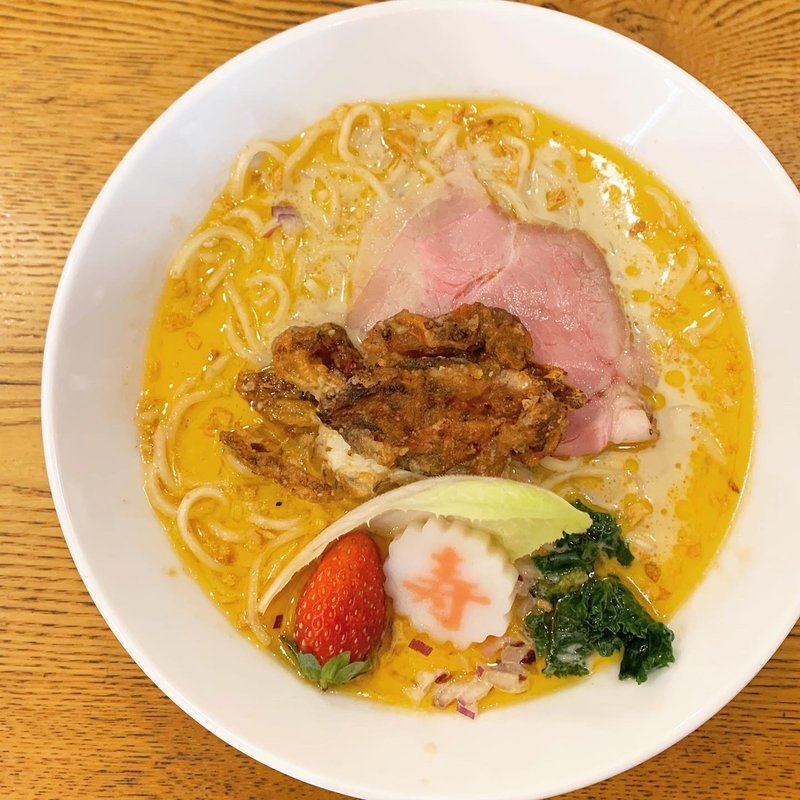 限定　カニらーめん(海老丸らーめん)