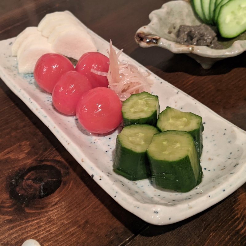 漬物(日本酒◎酒場 コメカラ)