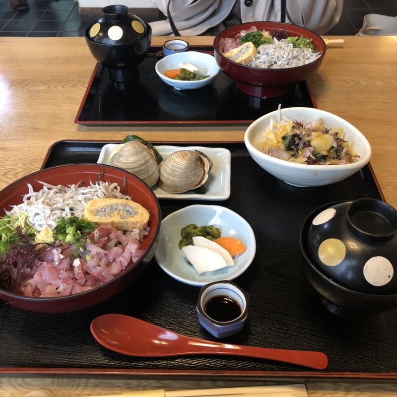 あじしらす丼定食(丸だい仙水)