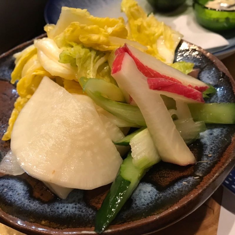 お漬物盛り合わせ(たるっぺ )