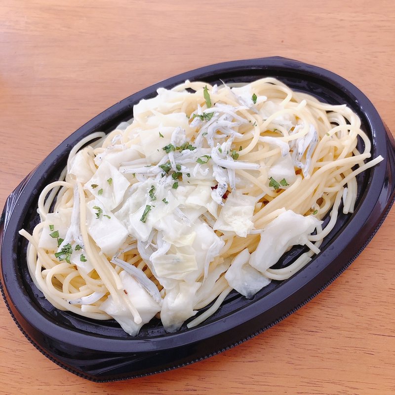 しらすとキャベツのペペロンチーノ(トラットリア レガーロ 新横浜)