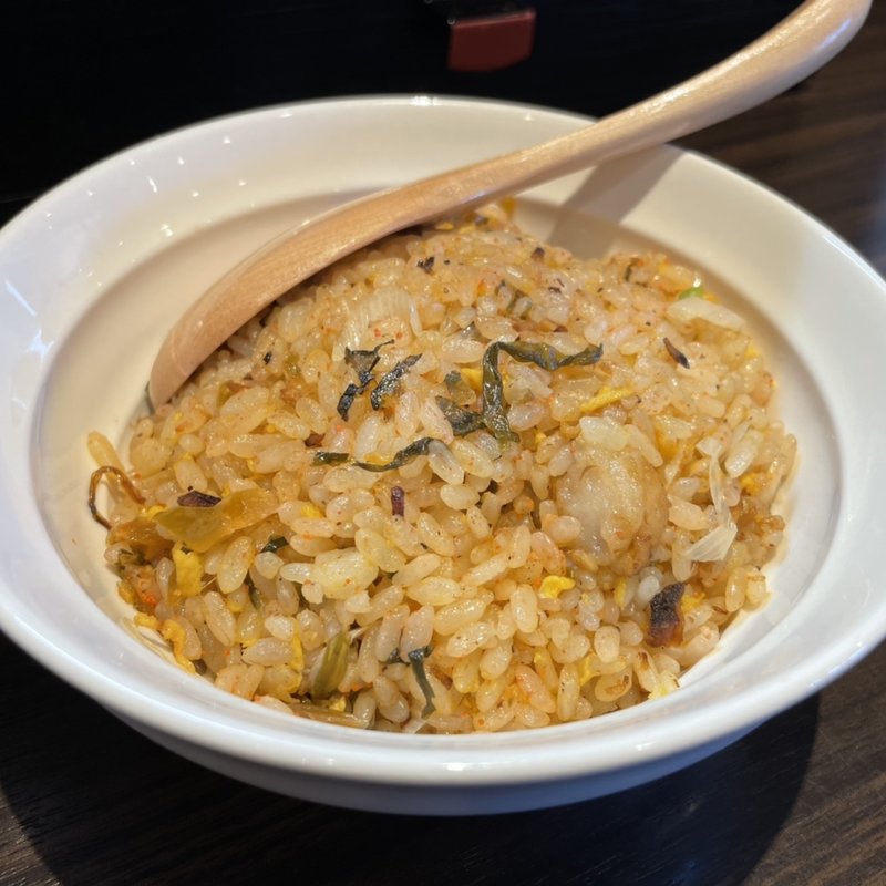明太高菜チャーハン(らーめん剣豪)