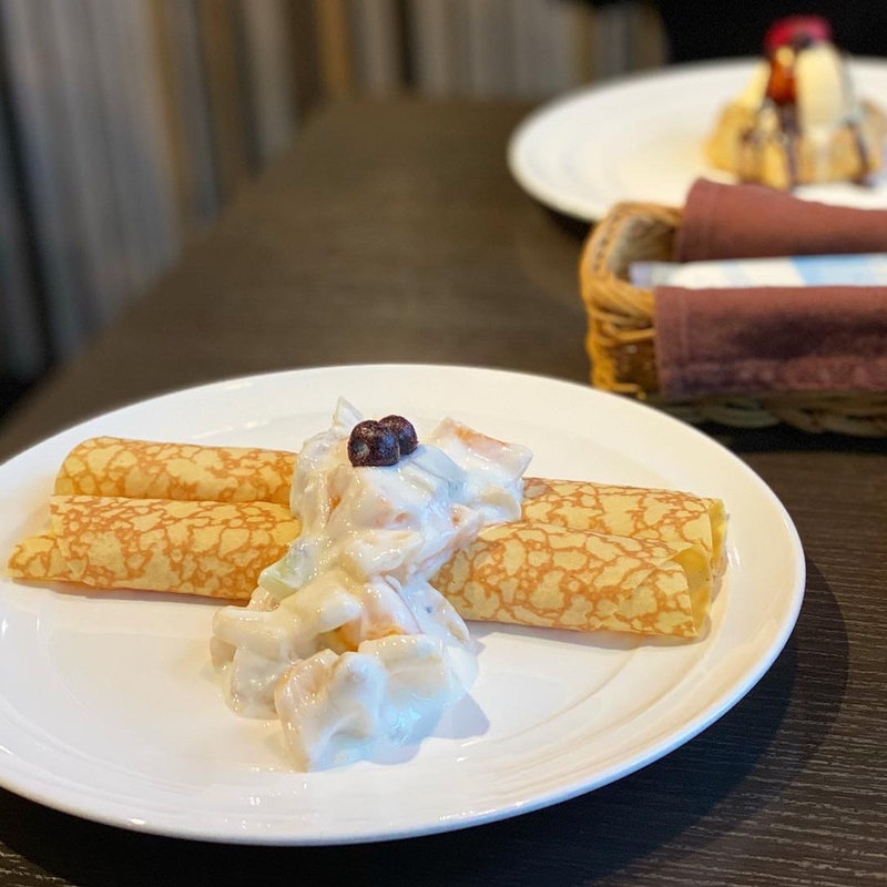 フルーツクレープ(もなの珈琲 )