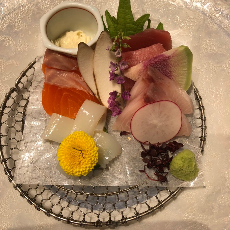 お造り(箱根小涌園 天悠)