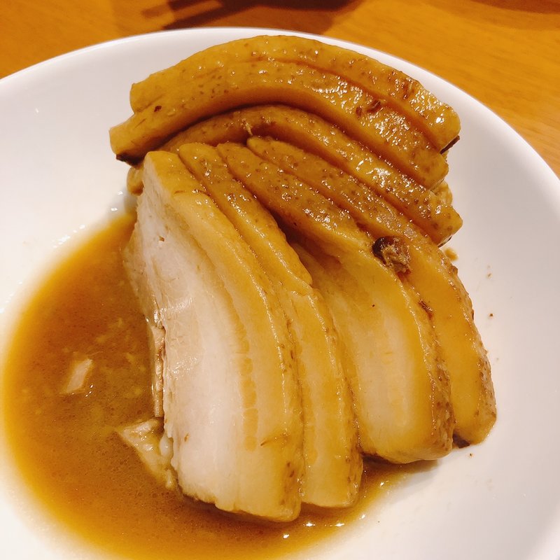 三元豚厚切りチャーシュー(福しん バス通り店)