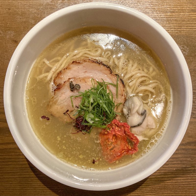 牡蠣の淡麗そば(麺処 図鑑)