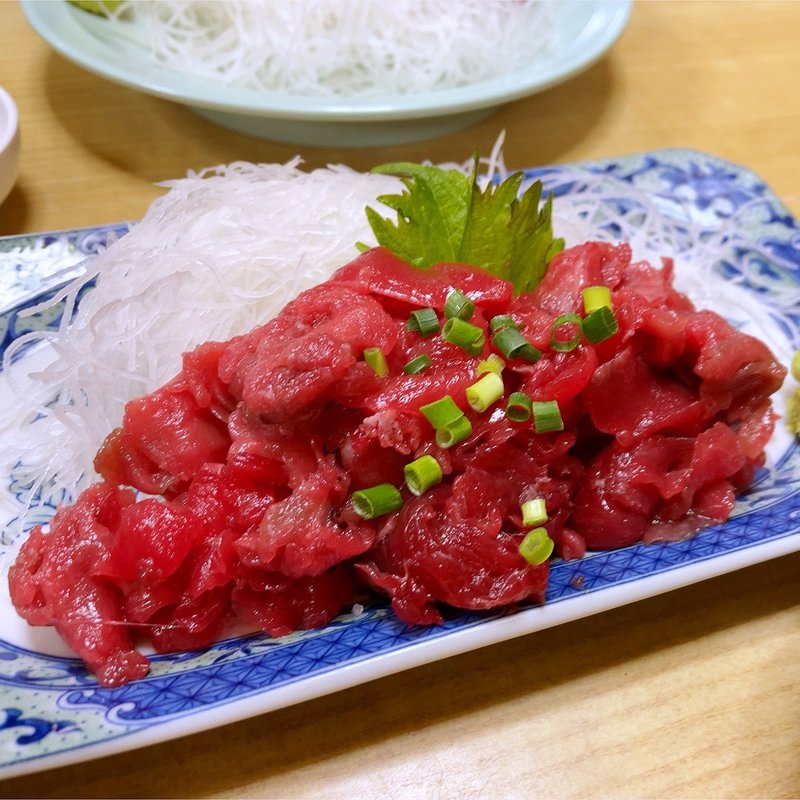 マグロ中落ち定食(食堂かねまつ)