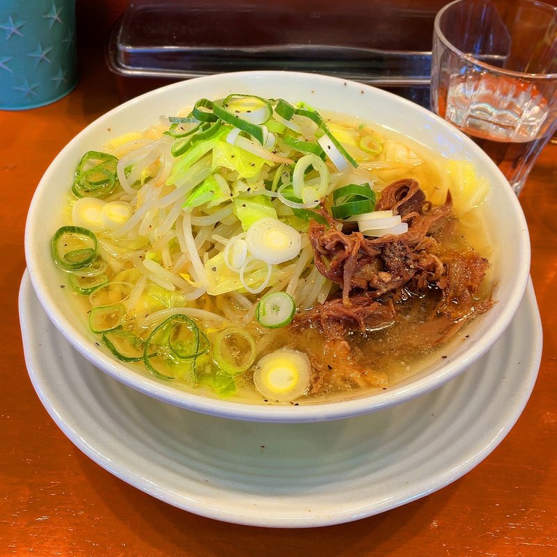 牛ヤサイモヤシラーメン(麺者屋 ちくわ)
