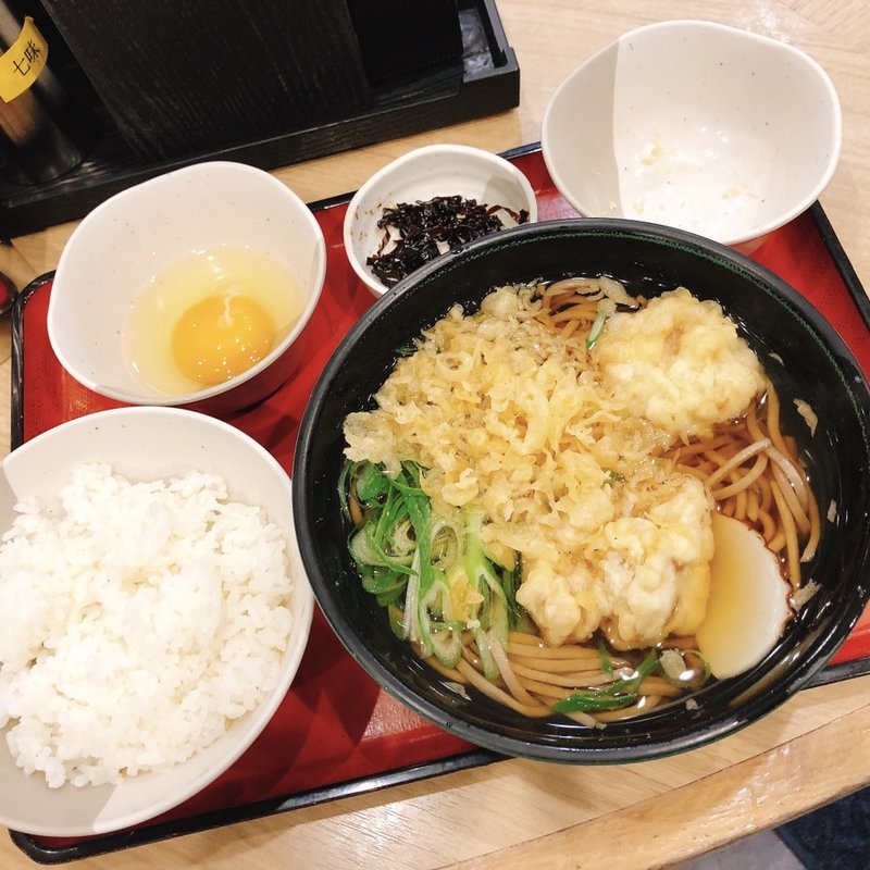 朝定食(麺家 新大阪駅上り)