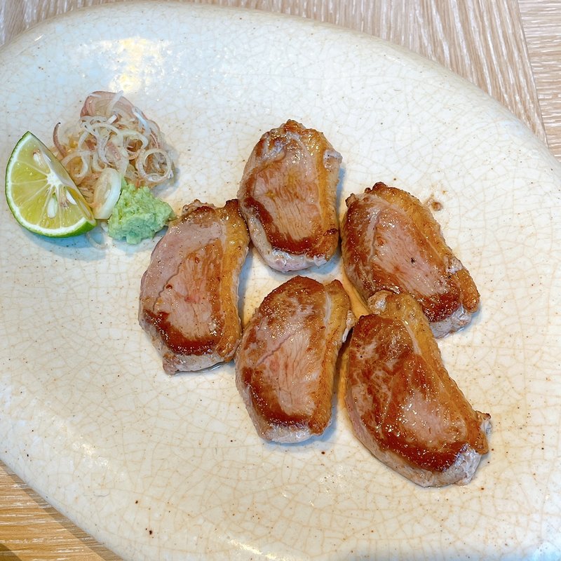 鴨の塩焼き(つるとんたん UDON NOODLE Brasserie銀座)