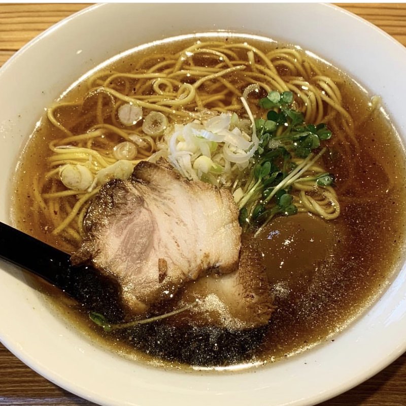 醤油らー麺魚介ガツン（味玉入）(麺や 佐渡友)