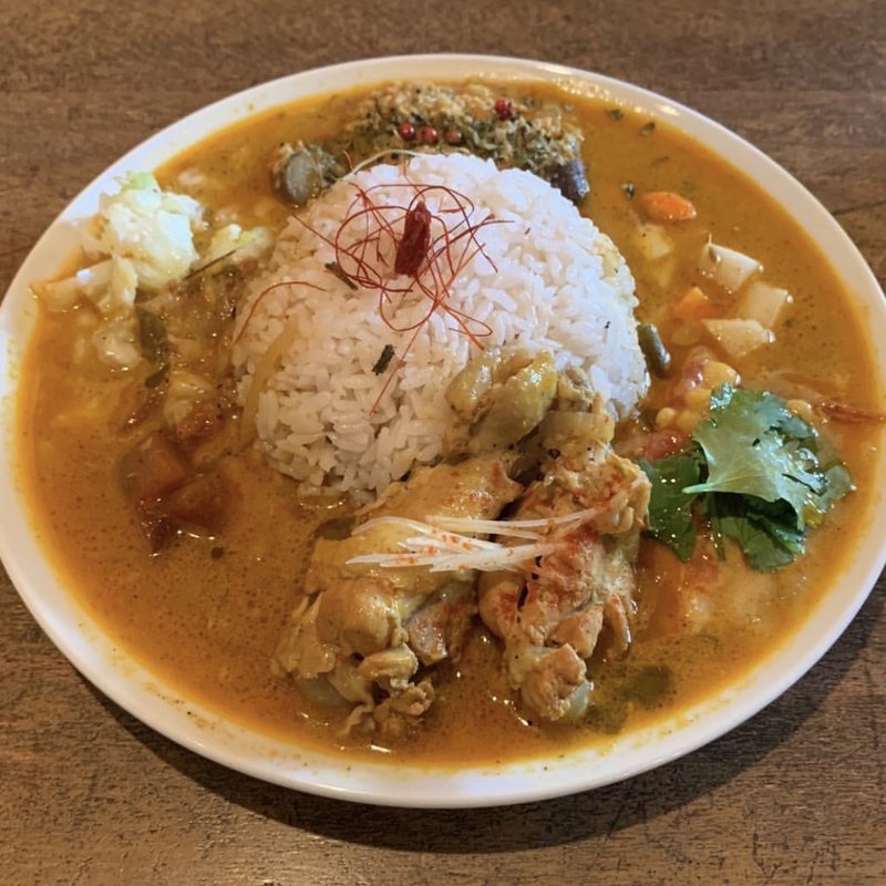 チキンカレープレート(カリー家 ゆるり)