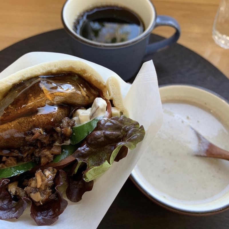 しいたけバーガー(みなんめキッチン )