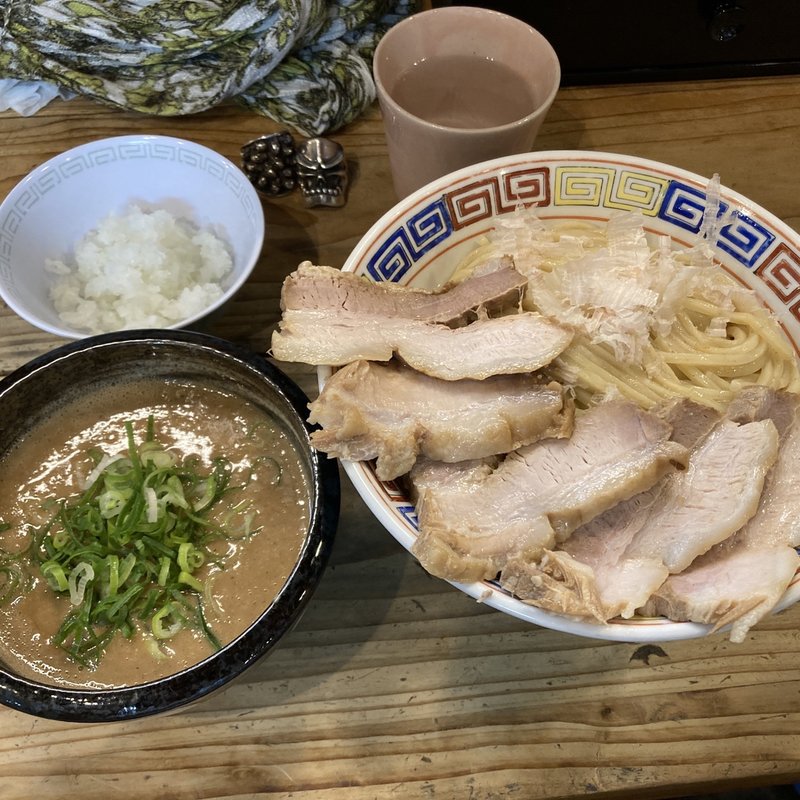 濃厚チャーシューつけ麺(麺や拓 堀江本店)